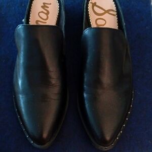 Sam Edelman Leather Studded Mules